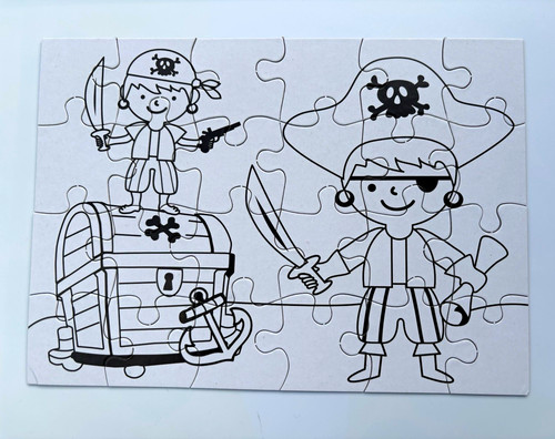 Kinderpuzzle piratenmotiv mit - kinderpuzzle,