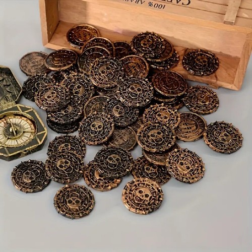 Piratenmünzen schatz - piratenmünzen,
