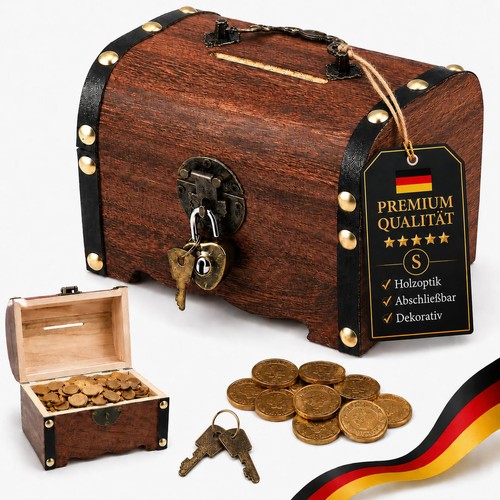 Holz schatztruhe vintage - holz,