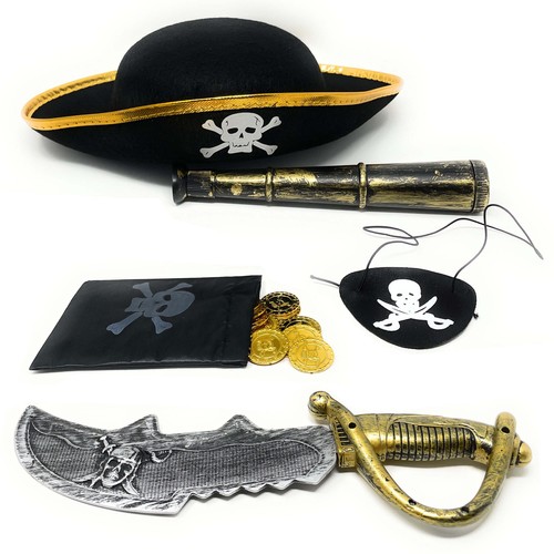 Pirat set kinder piratenhut - set,