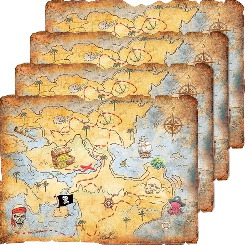 Piraten schatzkarte - piraten,